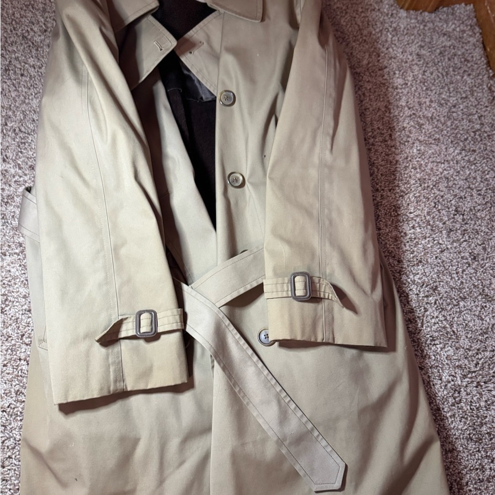 London Fog Beige Trench Coat